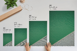 Wall print The edge of the pool