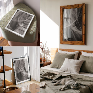 Art print Tangled hair