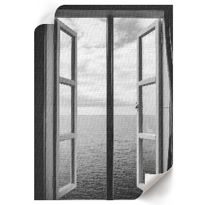 Open window wall print