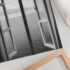 Open window wall print