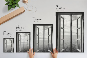Open window wall print