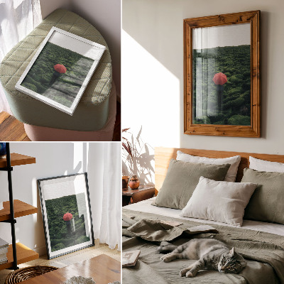 Decorative poster Green landscape