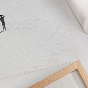 Poster Man on the Sand