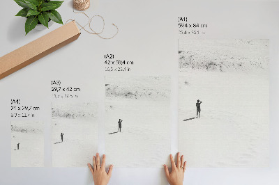 Poster Man on the Sand