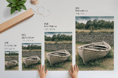 Wall print Old boat