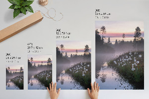 Art print Lake in the morning