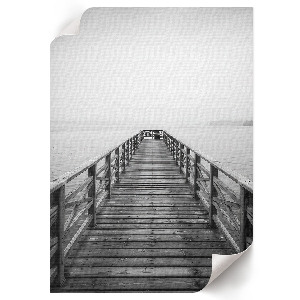 Decorative poster Black jetty