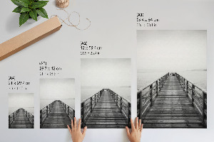 Decorative poster Black jetty