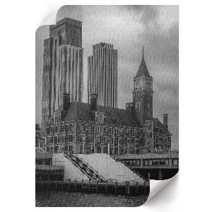 Poster featuring urban architecture