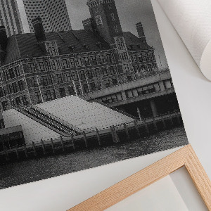 Poster featuring urban architecture