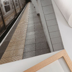 Wall print Metro station