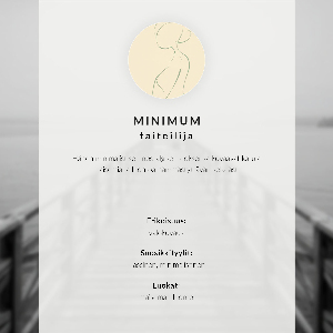 Art print Foggy landscape