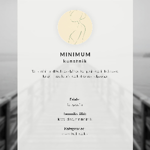 Art print Foggy landscape