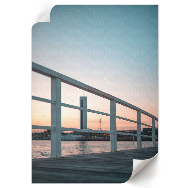 Decorative poster titled "Port West"