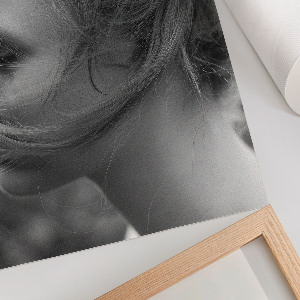 Portrait poster of a woman