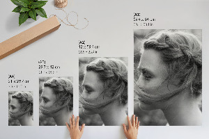 Portrait poster of a woman