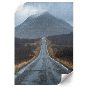 Poster of a mountain road
