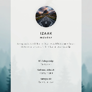 Poster of a mountain road