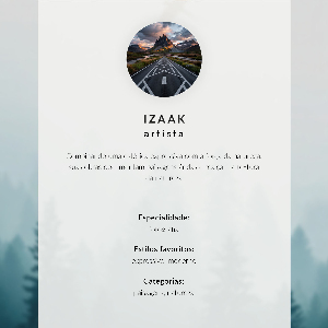 Poster Mountain road