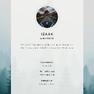 Poster Mountain road