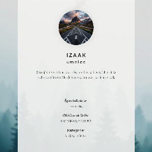 Poster Mountain road