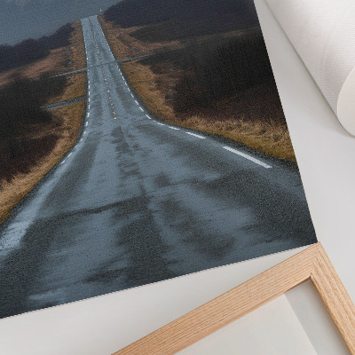 Poster Mountain road