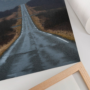 Poster of a mountain road