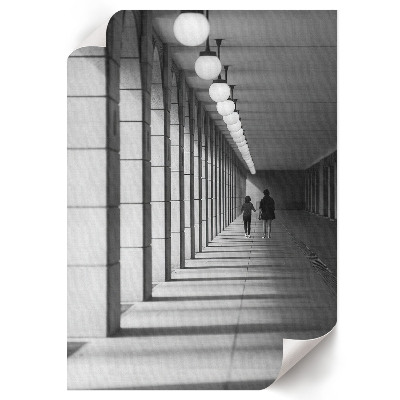Wall print The building's corridor