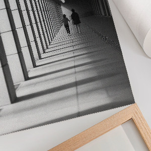 Wall print The building's corridor