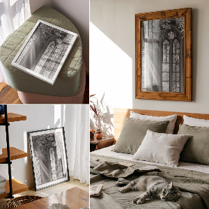 Poster Gothic windows