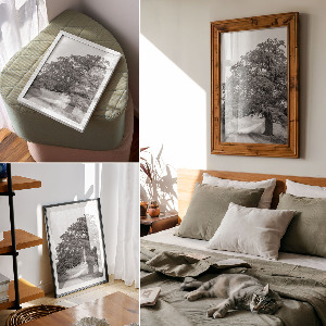 Monumental tree wall art