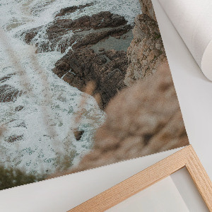 Art print depicting a seascape