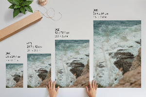 Art print depicting a seascape