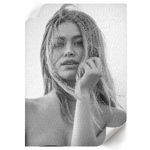 Black and white wall art titled 