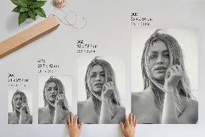 Black and white wall art titled 