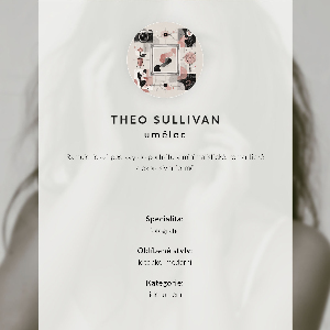 Wall print Elegant portrait