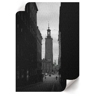 Art print of a city view
