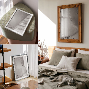 Wall print Skier's ride