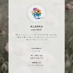 Decorative poster Flowers in hand