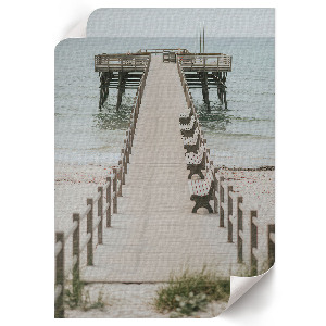 Art print A peaceful pier