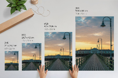 Poster Wooden jetty
