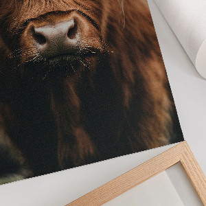 Wall print featuring a portrait of an animal