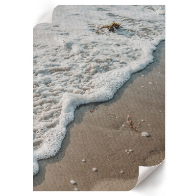 Wall print Quiet beach
