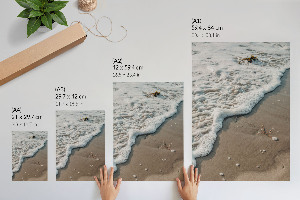 Wall print Quiet beach