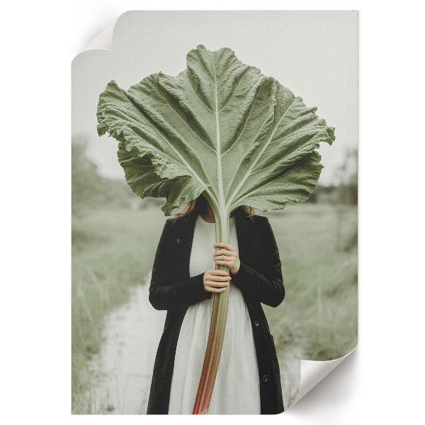 Wall art titled "Rhubarb Mystery"