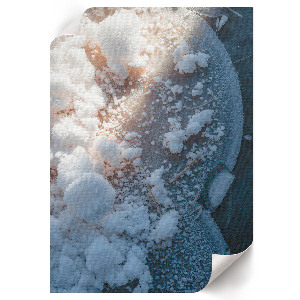 Poster depicting a winter landscape