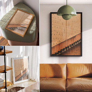 Modern wall art for living spaces