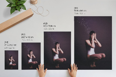 Decorative poster The Mystery of a Woman