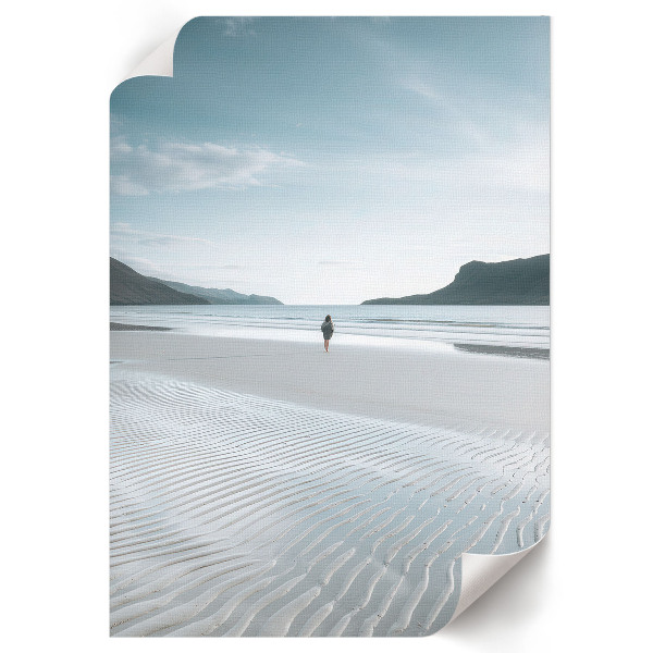 Art print titled "Quiet Beach"