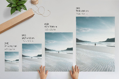 Art print Quiet beach